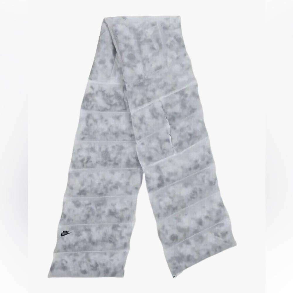 Nike Unisex Scarf Dri-Fit Thermore Ecodown ACG Tech, Marbled White Light Grey